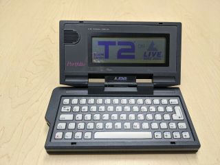Atari Portfolio Terminator 2 Pin Program Pocket Handheld Computer