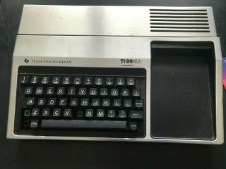 Texas Instruments TI - 99/4A with Joysticks,  Hookups,  6 Games 2