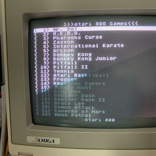 Atari 65xe with AtariMax cartridge. ,  800XL compatible 6