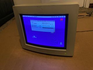 1991 Apple Macintosh M1297 13 " Applecolor High Resolution Rgb Monitor -