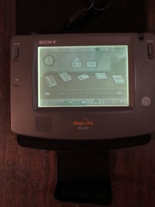 Sony PIC - 2000A Magic Link Personal Intelligent Communicator W /power cord 3