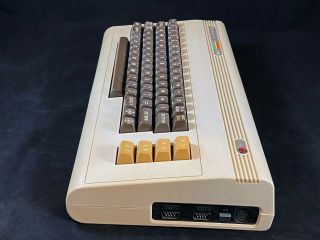 Commodore 64 Computer - Cleaned & w/ PSU Power Supply,  Joystick 2