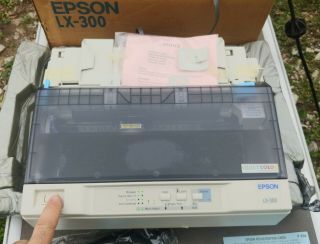 Epson LX - 300 Dot Matrix Printer Quiet Color: Old Stock 2
