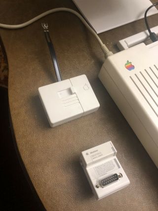 Vintage Apple IIC Computer System A2S4000 & Computer Monitor Plus 5