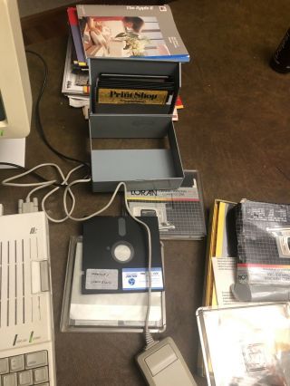 Vintage Apple IIC Computer System A2S4000 & Computer Monitor Plus 6