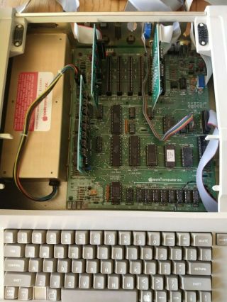 Apple IIe 2e Early Build,  Apple III monitor,  dual disk drives,  manuals,  software 4