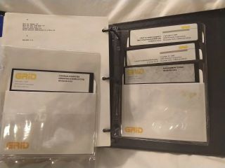 GRiD Compass 1101 Floppy Drive and GRiD Operating System with GRiD Apps 3