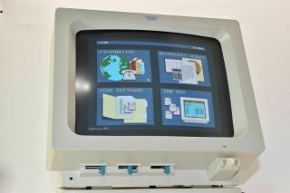 IBM PS/1 2011 - NEA Vintage Personal Computer CRT Monitor 53F5798 Slimline 2