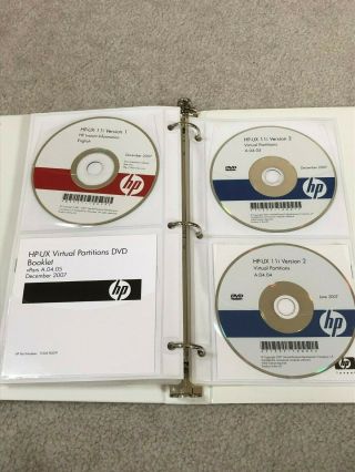 HP UX Internal Pack 0712 CD & Documentation Kit.  Bonus v3 Disks - Total 26 Disks 2