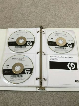 HP UX Internal Pack 0712 CD & Documentation Kit.  Bonus v3 Disks - Total 26 Disks 4