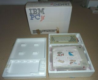 IBM PCjr Computer with Expansions and Boxes,  Great 4