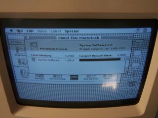 Macintosh Classic 4MB RAM 40MB HD but no sound - 2