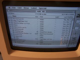 Macintosh Classic 4MB RAM 40MB HD but no sound - 3