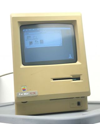 Apple Macintosh Fat Mac 512K And Great 2