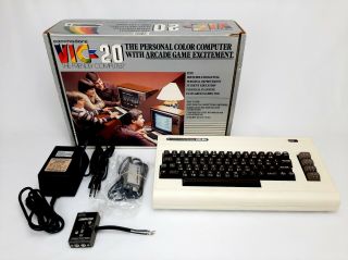 Commodore Vic - 20 Personal Color Home Computer With Box
