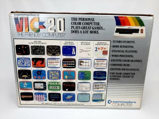 Commodore Vic - 20 Personal Color Home Computer With Box 3