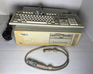 Vintage Packard Bell Axcel I,  Computer CIB /w Mechanical Keyboard IDKBTRK2 3