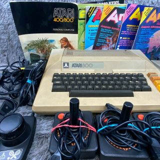 Atari 800/410 Complete System Literature Controllers Games 2
