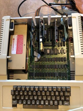 Apple II Plus Computer W/ - 5 Floppy Disk Drives - 3