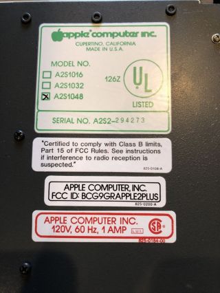 Apple II Plus Computer W/ - 5 Floppy Disk Drives - 4