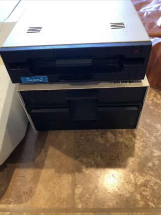 Apple II Plus Computer W/ - 5 Floppy Disk Drives - 5