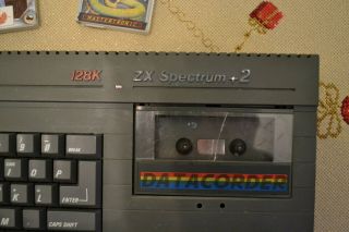 Sinclair ZX Spectrum,  2 128K grey model with two games 3