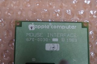 Apple II Mouse and Interface Card - 670 - 0030 (1983) 2