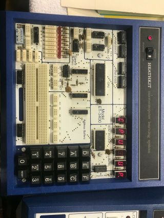 Heathkit ET - 3400 Microprocessor Trainer,  EE - 3401 Continuing Education,  ET - 3200 3