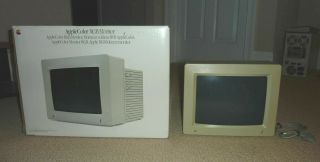 Apple Color Rgb Monitor Model A2m6014 With Box,  Great