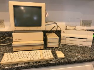TOUGH TO FIND Apple II GS Computer IIGS MONITOR PRINTER HARD DRIVES 6
