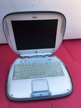 Apple iBook G3 Clamshell with power adapter.  perfectly 2