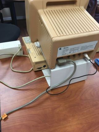 Apple IIc 2c Computer A2S4000 | Apple Monitor | Apple Monitor Stand | Disk Drive 3