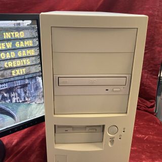 CUSTOM Desktop Pentium II 2 P2 PII MMX Gaming Windows 95 OR 98 DOS PC system ATI 5