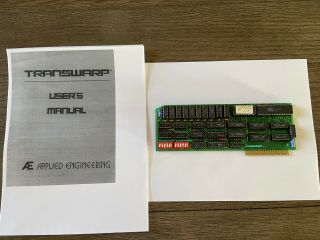 Transwarp Accelerator Card Ae (applied Engineering) 1.  3 For Apple Ii Computers