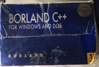 Borland C,  for Windows DOS Version 3.  1 Includes both C & C,  3.  5 