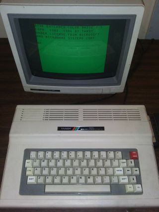 Trs - 80 Color Computer 3 128k With Manuals,  Owner