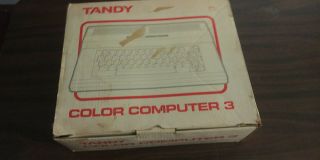 Trs - 80 Color Computer 3 128K with manuals,  Owner 3