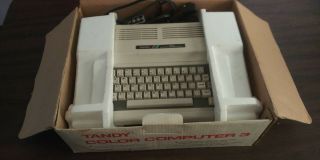 Trs - 80 Color Computer 3 128K with manuals,  Owner 4