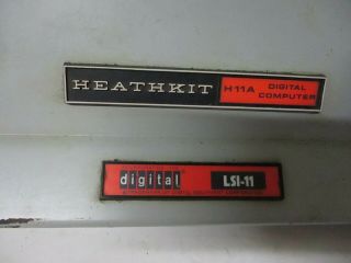 vintage 1970s? computer Heathkit H11A Digital Computer Digitial LSI - 11 2
