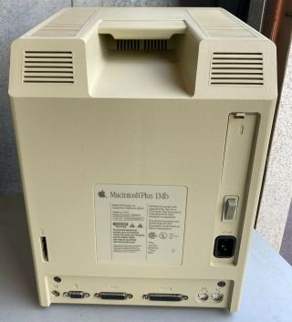 Macintosh Mac Plus 1MB M0001A Computer w/ M0110A Keyboard & M0100 Mouse 5