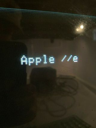 Platinum Apple IIe With Monitor and Disk Drives (Apple 2 e) 2