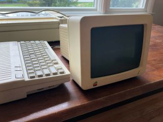 apple IIc - computer,  monitor,  printer,  mouse,  disc drive - all in boxes 2