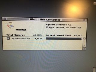 1GB Apple SCSI Hard Drive System 7.  6.  1,  Apps Performa PowerMac Macintosh 3
