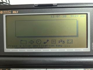 HP 95LX DOS PDA,  Includes AC Aapter. 2