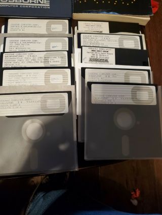 Vintage Osborne OCC - 1 Portable Computer Functioning w/ disks manuals 3