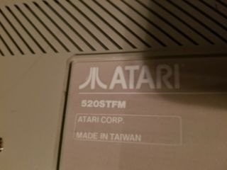 Atari 520 STFM,  1MB RAM,  FDD,  TOS 1.  0 4