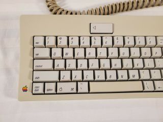 Macintosh Apple Computer Keyboard M0116 w/ Desktop Bus Mouse G5431 Orange Switch 3