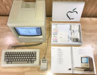 Early 1984 APPLE MACINTOSH 128K 1st MAC Model M0001,  PICASSO KIT 5