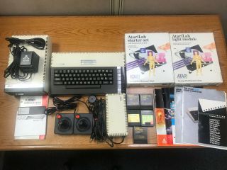 Atari 800xl Bundle With 1050 Floppy Disk Drive - - Very