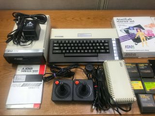 Atari 800XL Bundle with 1050 Floppy Disk Drive - - Very 2